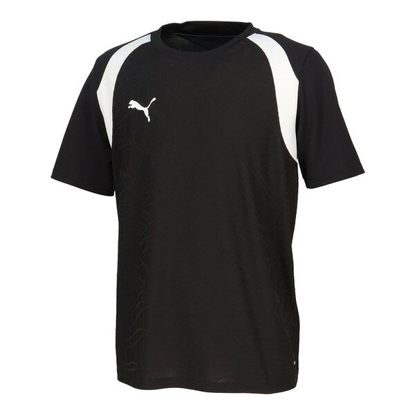 プーマ サッカーウエア 660966 03 TEAMFINAL TR SSシャツ Sサイズ PUMA ブラック