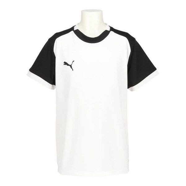 プーマ サッカーウエア 707339 04 TEAMLIGA ゲームシャツ JR 150サイズ PUMA ホワイト