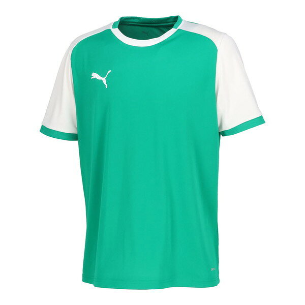 プーマ サッカーウエア 707338 05 TEAMLIGA ゲームシャツ XXLサイズ PUMA グリーン
