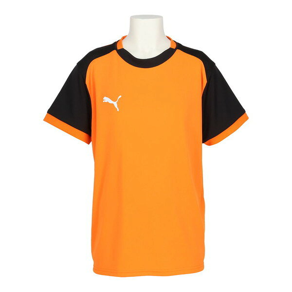 プーマ サッカーウエア 707339 08 TEAMLIGA ゲームシャツ JR 150サイズ PUMA オレンジ