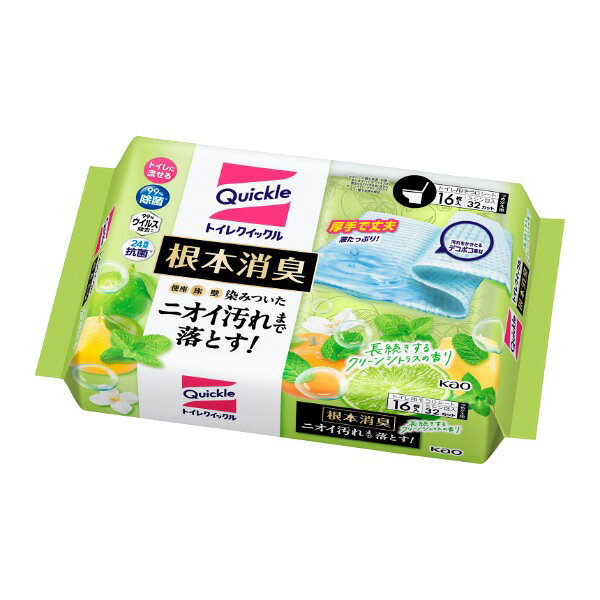 商品説明★ 厚手で丈夫なので1枚でまるごとトイレ掃除。★ クリーンシトラスの香り、つめかえ用・16枚入です。スペック* 商品サイズ：47.0×180.0×130.0mm* 成分：パッケージ記載の内容をご確認ください。