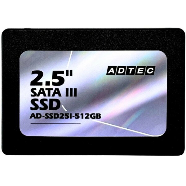AD-SSD25I-512G ADTEC [内蔵SSD 2.5inch SATA 512GB]