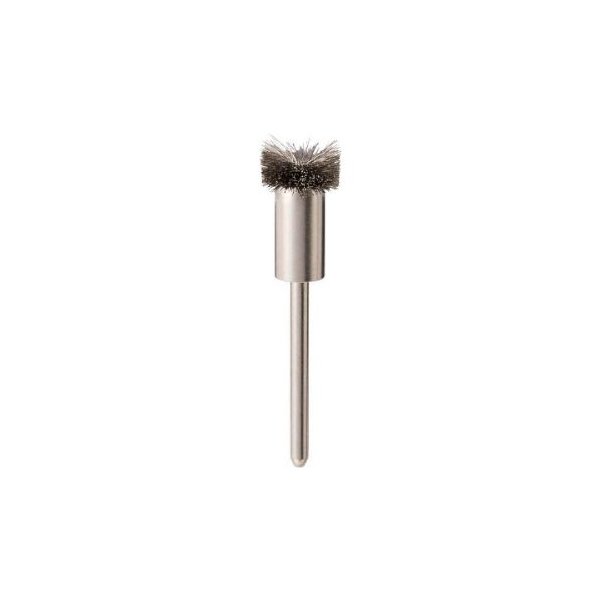 TRUSCO 123F4 フラワー型ブラシ ステンレス線径0.1X外径12X筒径8X軸径3 メーカー直送