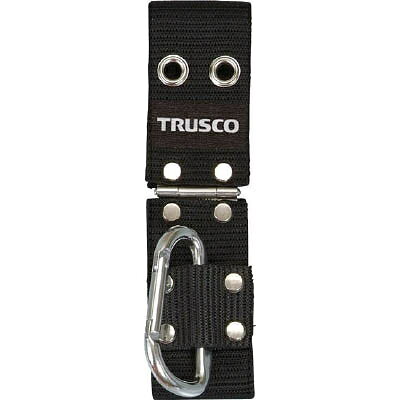 TRUSCO THC190BK 工具丁番付ホルダー ブラック カラビナ付 メーカー直送