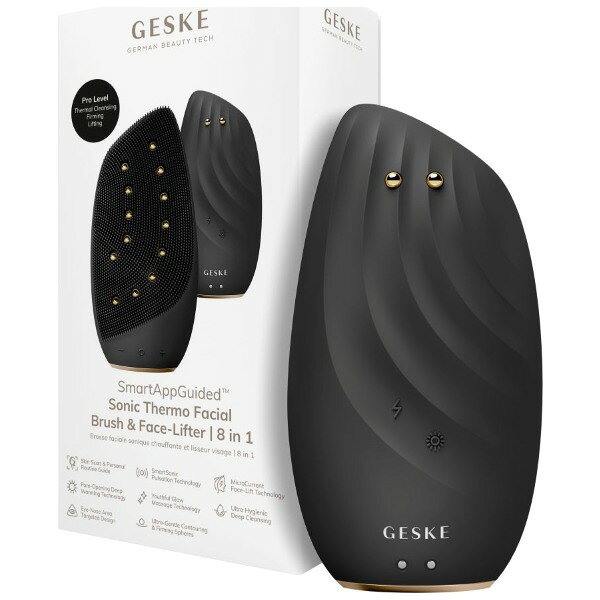 GK000006GY01 GESKE ソニック サーモ フェイシャルブラシ&フェイスリフター [洗顔...
