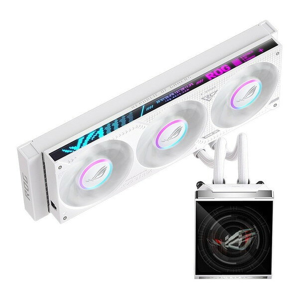 ROG STRIX SLC IV 360 ARGB LCD WT ASUS ホワイト [水冷CPUクーラー]