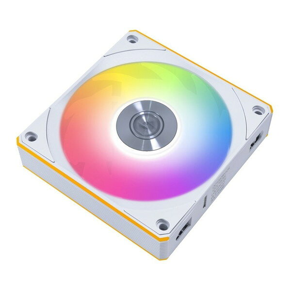商品説明★ 通常回転モデル★ 付属のLED FLEX Receiverにより多彩な制御オプションに対応★ 専用ソフト「L-Connect 3」にてファン動作やライティング効果を制御可能★ L-Wireless Sync対応★ ファンブレードとサイドストリップに2つのARGBライティングゾーンを搭載し、個性的なライティング演出が可能★ FDB(流体動圧軸受)を採用し、優れたエアフロー、静圧性能、静音性のバランスを実現し、信頼性の高い冷却性能を提供★ RGBデザインを引き立てるアルミニウムのセンターロゴプレート★ デイジーチェーン接続対応★ メーカー3年保証スペック* ファン寸法：120×124×28mm* 素材：PBT / PC* ファン回転速度：0.250〜2100 RPM* ファン風量：77.34 CFM* ファン静圧：2.52 mmH2O* ファン騒音値：29.8 dBA* ファンベアリング：FDB* 定格電圧：DC 12V (FAN) & 5V (LED)* ロック電流：＞＝ 50mA* 動作電圧：DC6V - DC13.2V* 起動電圧：DC 6.0V* 入力電流：180mA (Fan) / 600mA (LED)* 入力パワー：0.39A(4.68W)* LED数：24* 付属品：LED FLEX Receiver×1、5V 3-pin ARGB cable×1
