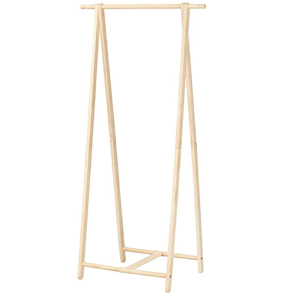弘益 WH-F55(NA) ナチュラル 木製コートハンガー メーカー直送