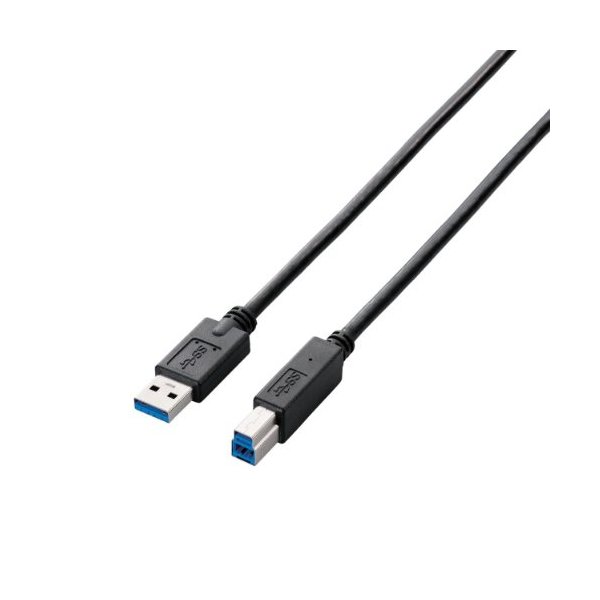 ELECOM USB3-AB10BK ブラック [USB3.0ケーブル(A-B) 1m]