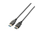ELECOM USB3-E15BK ブラック [USB3.0延長ケーブル(A-A) 1.5m] メーカー直送