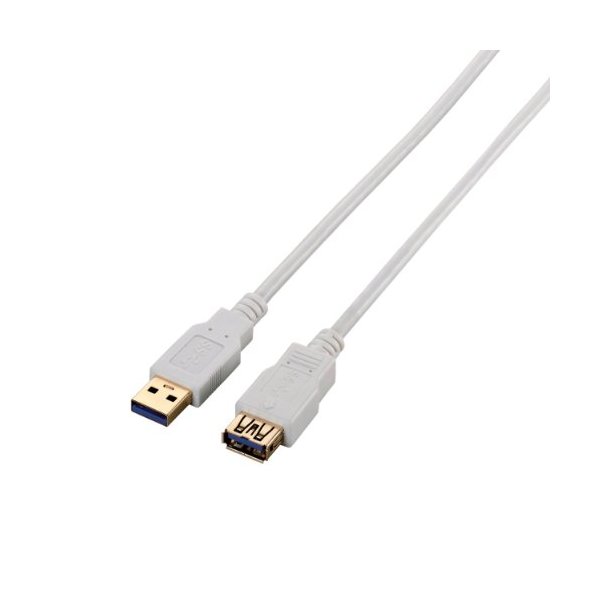 ELECOM USB3-E10WH ホワイト [USB3.0延長ケーブル(A-A) 1m]
