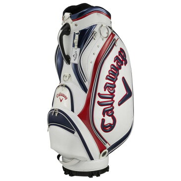 Callaway キャロウェイ エクシア キャディバッグ 2020年モデル 5120271 9.5型 ホワイト/ネイビー/レッド 【日本正規品】