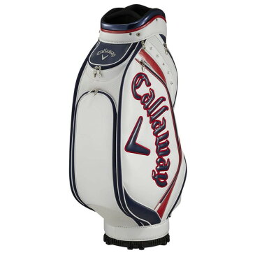 Callaway キャロウェイ エクシア キャディバッグ 2020年モデル 5120271 9.5型 ホワイト/ネイビー/レッド 【日本正規品】