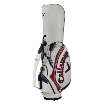 Callaway キャロウェイ エクシア キャディバッグ 2020年モデル 5120271 9.5型 ホワイト/ネイビー/レッド 【日本正規品】