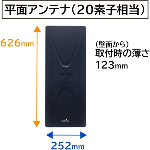 屋外用 UHF平面アンテナ DXアンテナ 地上デジタル 強電界・中電界地用 垂直偏波専...