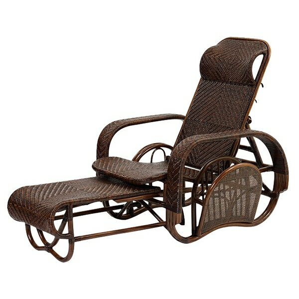 M505KA WAHOO シリーズ [ラタン手編み リクライニングチェア] メーカー直送 新生活