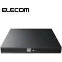 ELECOM LDR-PMK8U2VBK [DVDマルチ ドライブ 外付け mini-B USB2.0 ソフト付 バスバワー駆動 USB ケーブル付き ブラック] メーカー直送