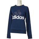 adidas(アディダス) BX374 W リニアクルーネックスウェット BR5107 カレッジネイビー J/M
