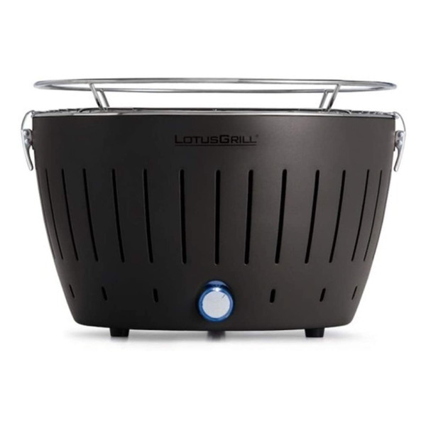 バーベキューコンロ バーベキューグリル グリル 無煙ロースター 無煙グリル 無煙 炭火 煙が出ない バーベキュー USB対応 キャンプ ソロキャンプ グレー レギュラーサイズ 食洗機対応 お試し炭とキャリーバック付