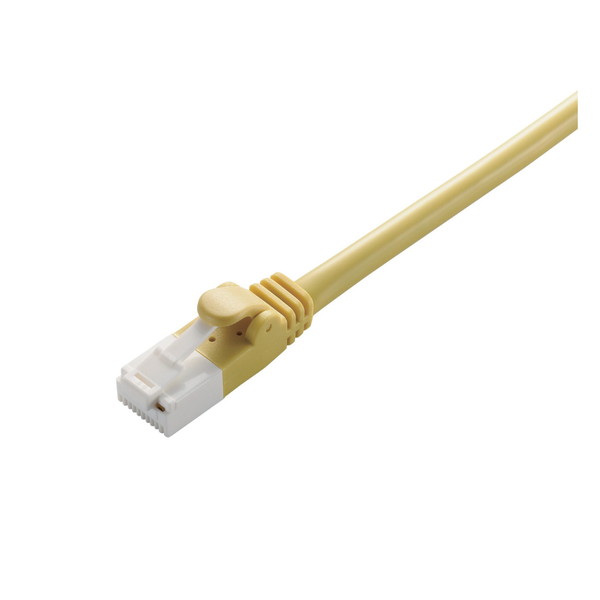 ELECOM LD-GPT/Y15/RS LANケーブル CAT6対応 EU RoHS指令準拠 爪折れ防止 簡易パッケージ仕様 15m イエロー メーカー直送