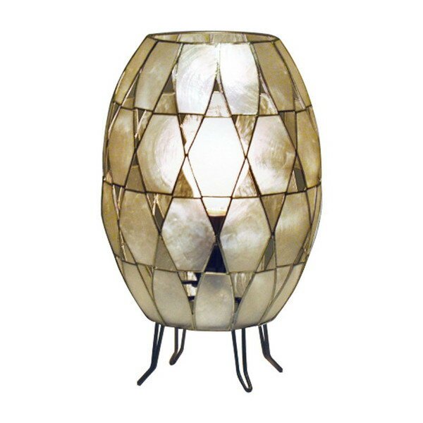 商品説明★ 自然のカピス貝を使用したアジアンチックな照明器具です★ 中間スイッチスペック* サイズ:H300×φ200mm* 本体重量:0.4kg* コード長さ:1.5m* 使用ランプ:電球LW110V(E26)* 消費電力:40W* 材質...