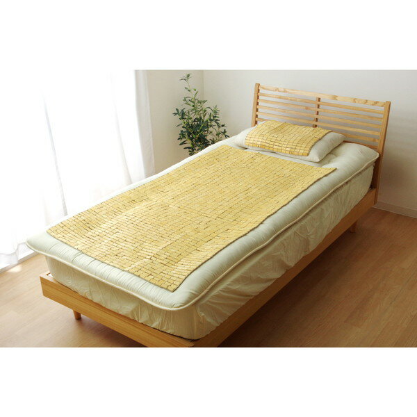 1100740012301 ひんやり竹駒シーツ セミシングル イケヒコ・コーポレーション メーカー直送