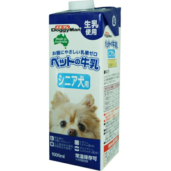 ドギーマン ペットの牛乳 シニア犬用 1000ml 犬用フード ミルク 1