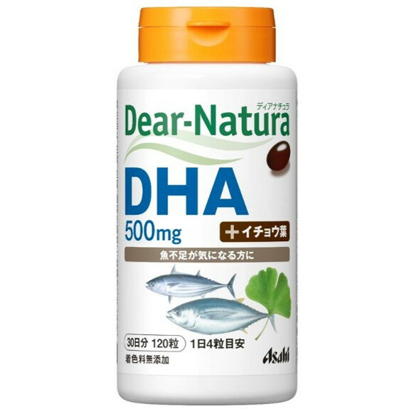 アサヒグループ食品 ディアナチュラ DHA with イチョウ葉 120粒