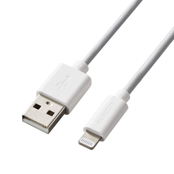 商品説明★ USB(Aタイプ)のインターフェイスを持つパソコンに、Lightningコネクタを持つiPhoneやiPod、iPadを接続し、充電やデータ通信ができるUSBケーブルです。※iPadはパソコンからは充電できません。★ サビなどに強く、信号劣化を抑える金メッキピンを採用しています。※Apple社製ケーブルよりコネクタ部分が大きくなっています。ケースなどが干渉して挿入しにくい場合は、ケースなどをはずしてご使用ください。※MPA-UALseries/ MPA-UALOseries/MPA-UALAseriesは同仕様で異なるパッケージの商品です。スペック* コネクタ形状1：Lightningコネクタ(オス)* コネクタ形状2：USB Aコネクタ(オス)* 長さ：2.0m* 使用目的・用途：USB(A)端子を持つPC及び充電器とLightningコネクタを搭載したiPhone、iPad、iPodを接続し、充電・データ転送が可能です。※iPadはPCからは充電出来ません。* 対応機種(iPhone)：iPhone 11 Pro Max、iPhone 11 Pro、iPhone 11、iPhone XS Max、iPhone XS、iPhone XR、iPhone X、iPhone 8 Plus、iPhone 8、iPhone 7 Plus、iPhone7、iPhone SE、iPhone 6s Plus、iPhone 6s、iPhone 6 Plus、iPhone 6、iPhone 5s* 対応機種(iPad)：iPad Pro10.5-inch、iPad Pro 12.9-inch(2nd generation)、iPad Pro 9.7-inch、iPad Pro 12.9-inch(1st generation)、iPad Air(3rd generation)、iPad Air 2、iPad Air* 対応機種(iPad)：iPad mini(5th generation)、iPad mini 4、iPad mini 3、iPad mini 2、iPad(7th generation)、iPad(6th generation)、iPad(5th generation)* 対応機種(iPod)：iPod touch(7th generation)、iPod touch(6th generation)* パッケージ：袋+ステッカー* カラー：ホワイト* 保証期間：1年