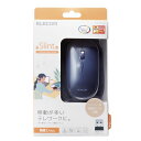 ELECOM M-TM10DBBU BlueLEDマウス 薄型 無線 4ボタン ポーチ付 ブルー 新生活