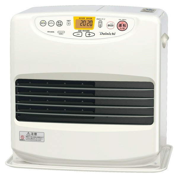 DAINICHI FW-5620L-W ウォームホワイト [石油ファンヒーター(木造15畳まで/コンクリート20畳まで)]