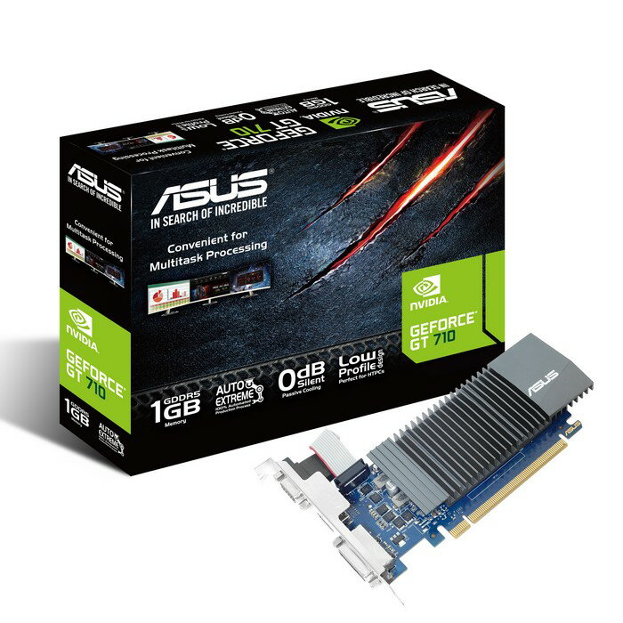 ASUS GT710-SL-1GD5-BRK [GeForce GT 710搭載グラフィックカード ] 【同梱配送不可】【代引き・後払い決済不可】【沖縄・北海道・離島配送不可】