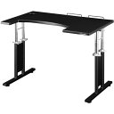 Bauhutte バウヒュッテ デスク BHD-840M-BK コックピットデスク2「ミドル」 ゲーミング家具 在宅 リモート 日時指定不可 メーカー直送(3)