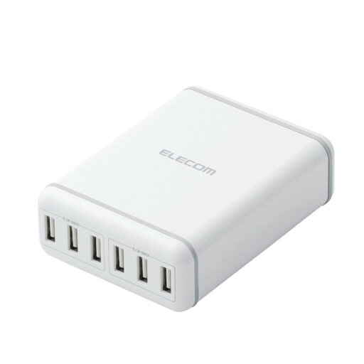 ELECOM MPA-ACD03WH スマートフォン・タブレット用AC充電器 USB-A6ポート(おまかせ充電) 電源ケーブル1.5m ホワイト (PSE認証済み) メーカー直送 ELECOM MPA-ACD03WH スマートフォン・タブレット用AC充電器 USB-A6ポート(おまかせ充電) 電源ケーブル1.5m ホワイト (PSE認証済み) メーカー直送