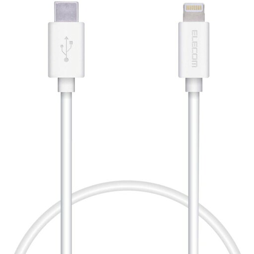 ELECOM MPA-CL05WH USB C-Lightningケーブル スタンダード 0.5m ホワイト ELECOM MPA-CL05WH USB C-Lightningケーブル スタンダード 0.5m ホワイト