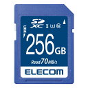 ELECOM MF-FS256GU11R SDXCJ[h f[^T[rXt UHS-I U1 70MB s 256GB [J[