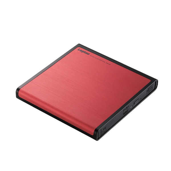 ロジテック LDR-PMJ8U2LRD DVDドライブ USB2.0 レッド メーカー直送