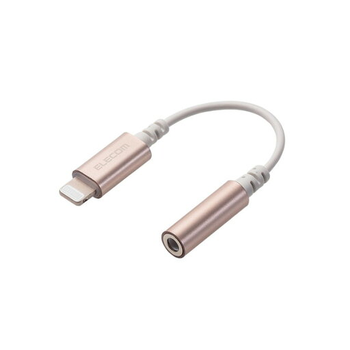 ELECOM MPA-L35DS01GD Lightning-4極イヤホン端子 変換ケーブル デザイン高耐久 ゴールド ELECOM MPA-L35DS01GD Lightning-4極イヤホン端子 変換ケーブル デザイン高耐久 ゴールド