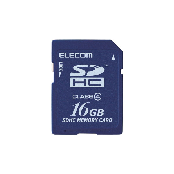 ELECOM MF-FSD016GC4/H SDHCカード Class4 16GB 法人専用 簡易パッケージ メーカー直送