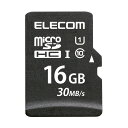 ELECOM MF-MS016GU11LRA MicroSDHCJ[h f[^T[rXt UHS-I 30MB s 16GB