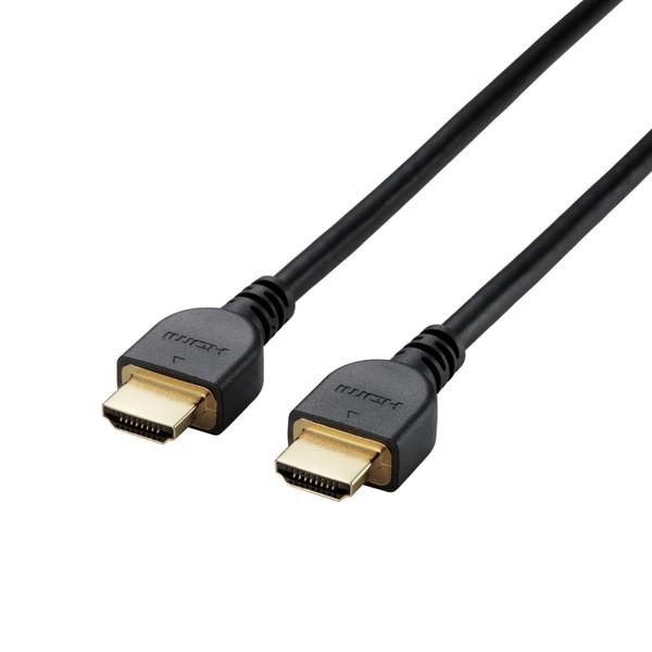 商品説明★ 4K2K、3DフルHDに対応した、HIGHSPEEDwithEthernet認証済みの「イーサネット対応HIGHSPEEDHDMIケーブル(カテゴリー2)」です。★ 1本のケーブルで、映像信号と音声信号をデジタルのままで高速伝送するだけでなく、イーサネット信号の双方向通信を実現します。★ 100Mbpsのイーサネット高速通信を実現する、HEC(HDMIイーサネットチャンネル)に対応しています。★ デジタル音声をテレビなどの表示機器からAVアンプなどの出力機器へ伝送できる、ARC(オーディオリターンチャンネル)に対応しています。★ 色深度は、30/36/48bit(Deepcolor:ディープカラー)に対応し、豊かな色表現が可能です。★ 接続時に邪魔になりにくいコンパクトコネクタを搭載しています。★ サビなどに強く信号劣化を抑える金メッキプラグを採用しています。★ コネクタ部にもノイズを軽減する金属シェルコネクタを採用しています。★ EUの「RoHS指令(電気・電子機器に対する特定有害物質の使用制限)」に準拠(10物質)しています。★ ゴミの少ない環境に配慮したエコパッケージです。★ 環境に配慮した簡易包装タイプですスペック* 対応機種：HDMI(タイプA・19ピン)側:HDMI入力端子を持つ液晶ディスプレイ、プロジェクタ、液晶テレビ等、HDMI(タイプA・19ピン)側:HDMI出力端子を持つパソコン、ゲーム機等* 規格：HighSpeedwithEthernet(HDMI1.4a、Category2)* コネクタ形状：HDMI(タイプA・19ピン)-HDMI(タイプA・19ピン)* ケーブルタイプ：ノーマルタイプ* 伝送速度：10.2Gbps* 対応解像度：4K×2K対応* シールド方法：3重シールド* プラグメッキ仕様：金メッキピン・金メッキコネクタ* ケーブル長：2.0m※コネクタを除く* カラー：ブラック* ケーブル太さ：約5.8mm* 環境配慮事項：EURoHS指令準拠(10物質)