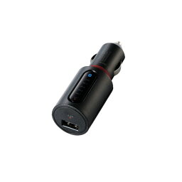 ELECOM LAT-FMBT02BK FMトランスミッター Bluetooth USBポート付 2.4A おまかせ充電 4チャンネル ブラック メーカー直送
