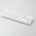 ELECOM TK-FDM106TWH 無線キーボード メンブレン式 フルサイズ ホワイト 新生活