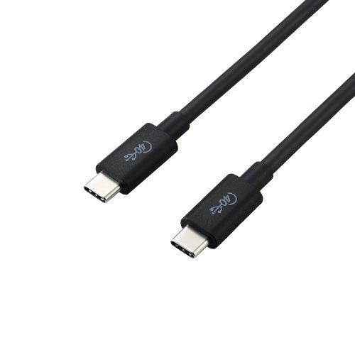 ELECOM USB4-CC5P08BK USB4ケーブル C-Cタイプ 認証品 PD対応 40Gbps 0.8m ブラック メーカー直送