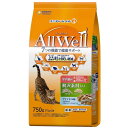 ユニチャーム All Well 室内猫用 贅沢素材入り フィッシュ味天然小魚とささみ フリーズドライ入り 750g キャットフード ねこ用 ペットフード