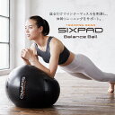  シックスパッド バランスボール SIXPAD Balance Ball MTG SS-AQ03 ダイエット マッサージ 体幹 インナーマッスル ストレッチ エクササイズ フィットネス トレーニング用品 運動不足 筋トレ 美容 健康 在宅 おうち時間 新生活