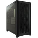 CORSAIR（コルセア） ミドルタワー型PCケース4000D Airflow Tempered Glass Black（ブラック） 4000D Glassシリーズ CC-9011200-WW