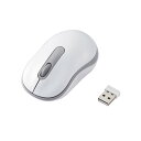 ELECOM M-DY10DRSKWH ホワイト ワイヤレスマウス 無線 抗菌 光学式 3ボタン 静音 Sサイズ 新生活(2)
