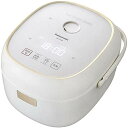炊飯器 3.5合 PANASONIC パナソニック IH炊飯器 白 2段IH 備長炭釜 ごはん ふっくら 炊き込みご飯 おいしく 炊ける タッチキー LED 操作パネル 見やすい お手入れ 簡単 自炊 ひとり暮らし 買い替え SR-KT060-W ホワイト 新生活 エクプラ特選