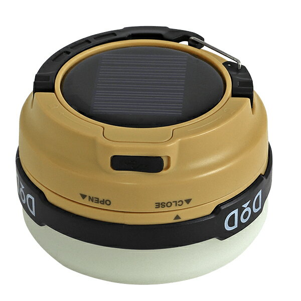 LEDソーラーポップアップランタン DOD L1-427-TN タン アウトドア キャンプ レジャー 防災通販格安セール情報 楽天 通販